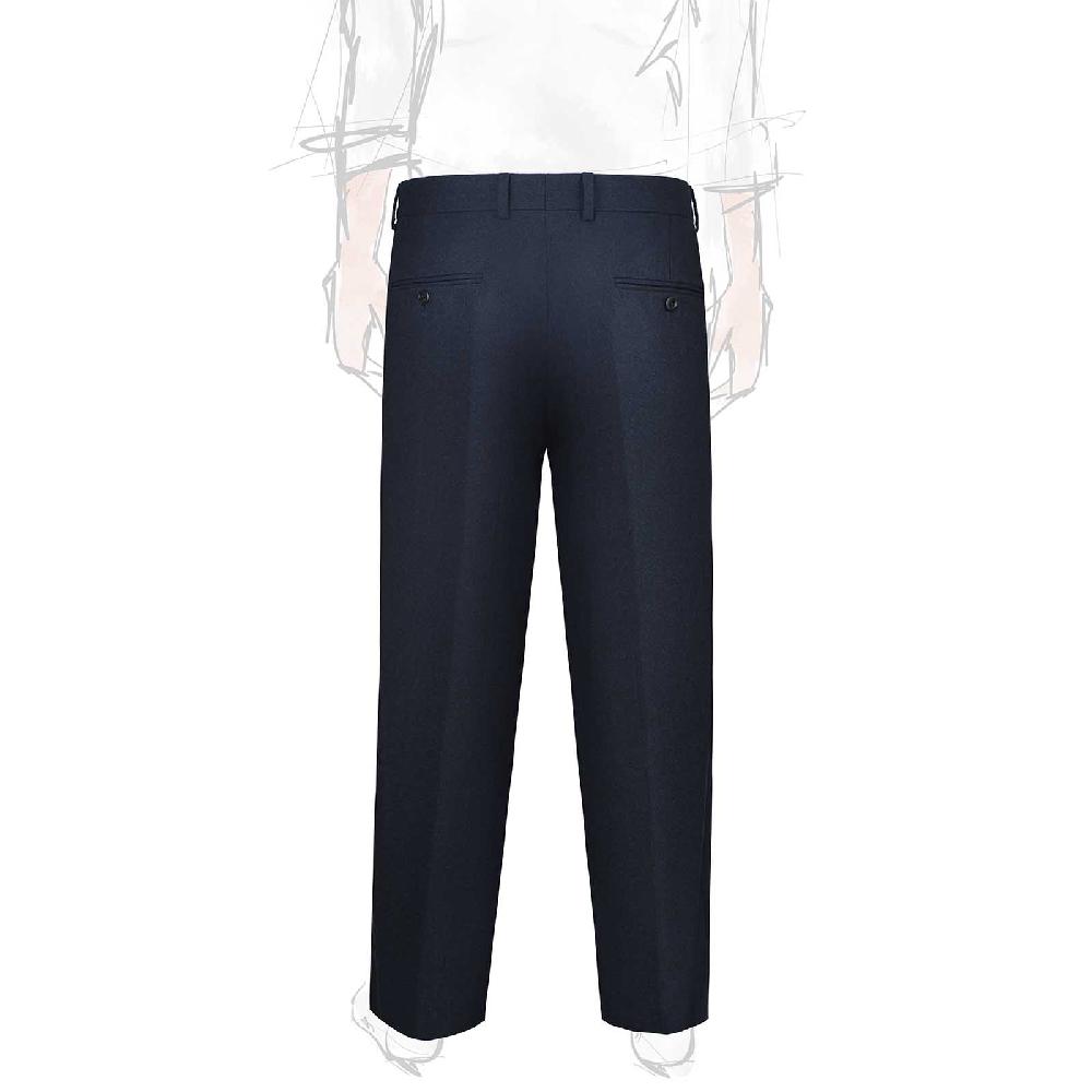 Rubinacci Pantalone in flanella blu Duty-free