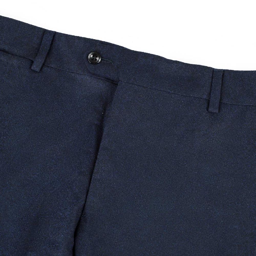 Rubinacci Pantalone in flanella blu Duty-free