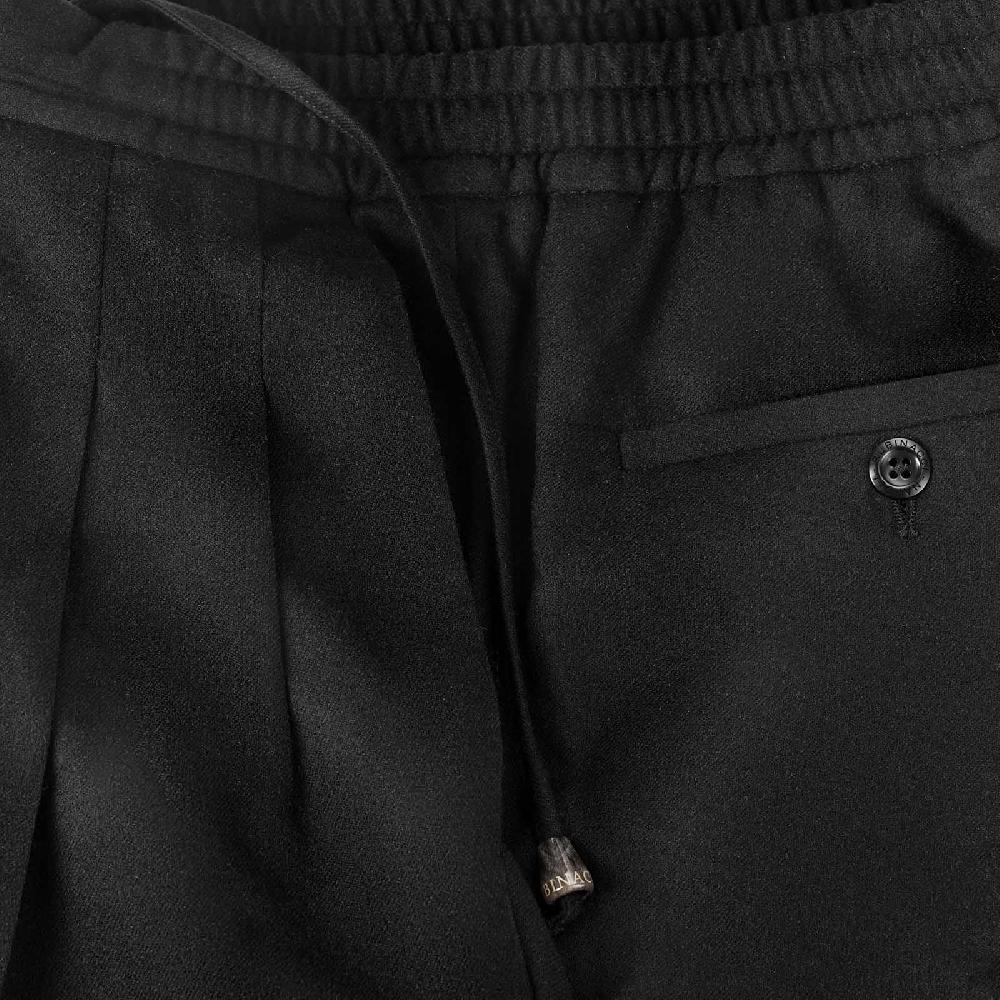 Rubinacci Pantalone leisure in flanella nero Promozione