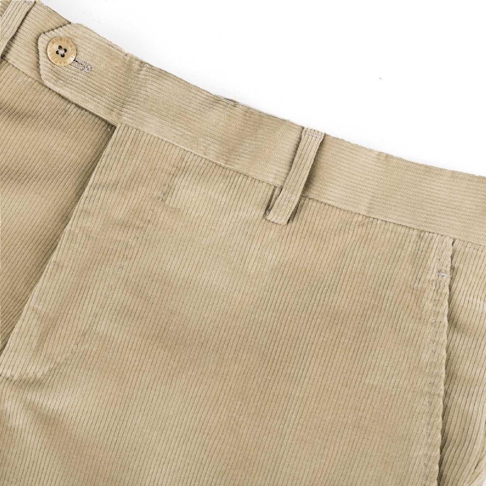 Rubinacci Pantalone in velluto a costine beige Acquista Ora