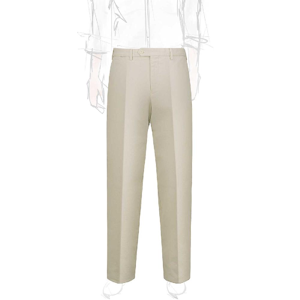 Rubinacci Pantalone in cotone panna Promozione Limitata