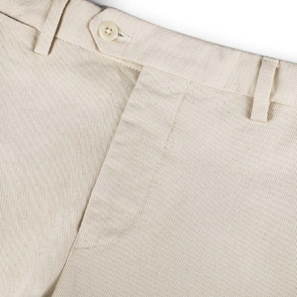 Rubinacci Pantalone in cotone panna Promozione Limitata