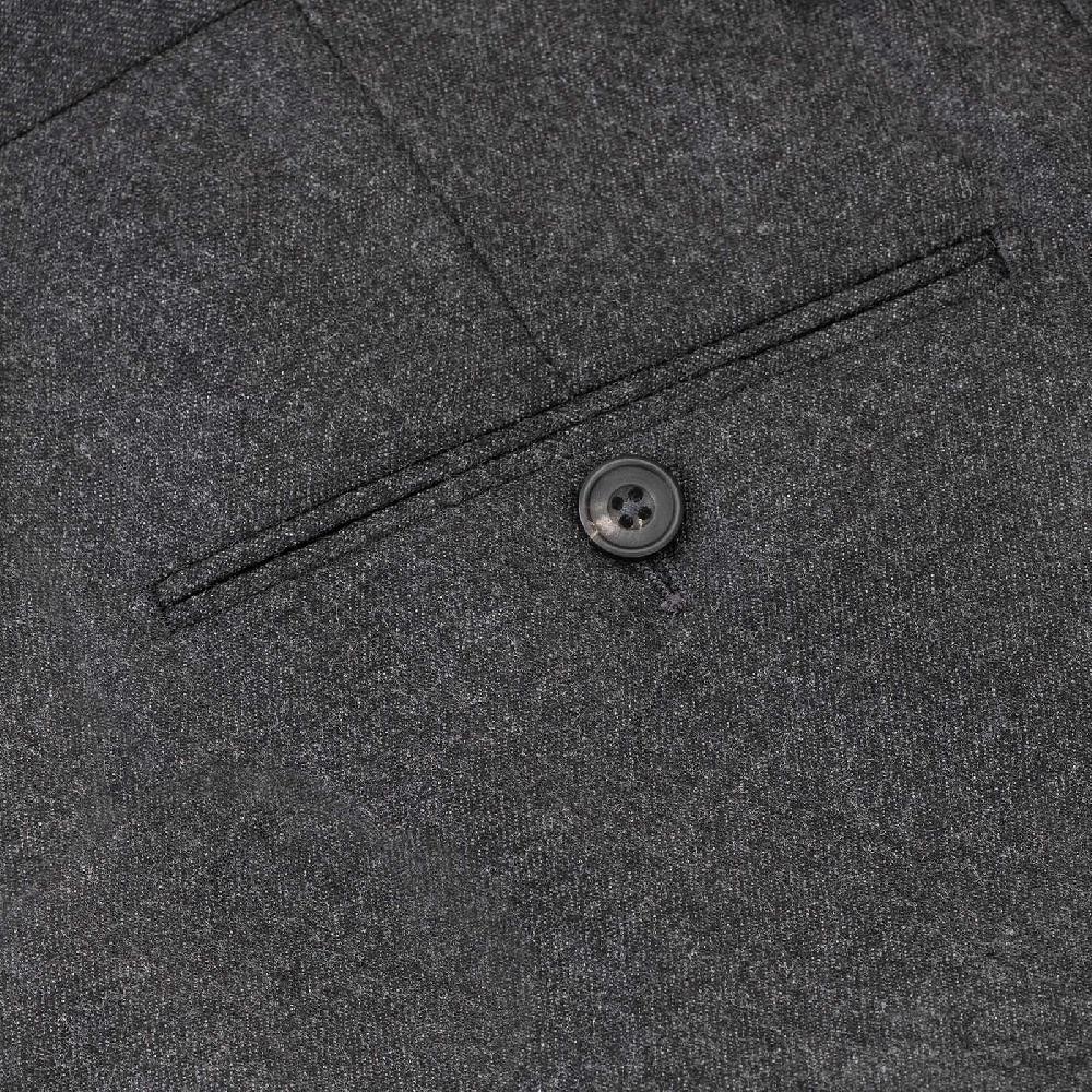 Rubinacci Pantalone casual in flanella grigio scuro Saldi