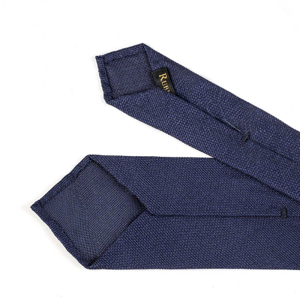 Rubinacci Cravatta in garza di seta blu Bestseller