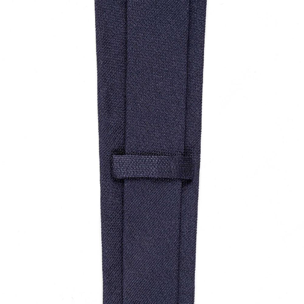 Rubinacci Cravatta in garza di seta blu navy Offerte stagionali