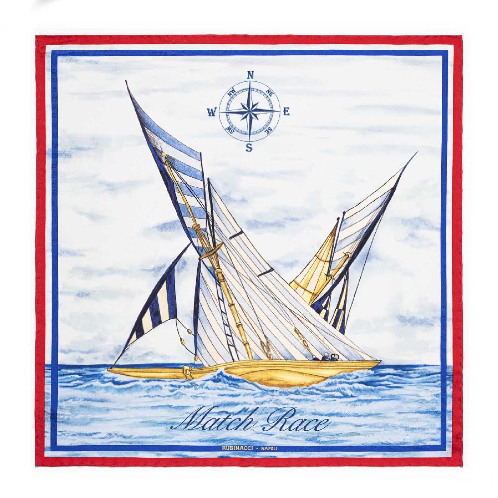 Rubinacci Pochette match race american magic team bluette