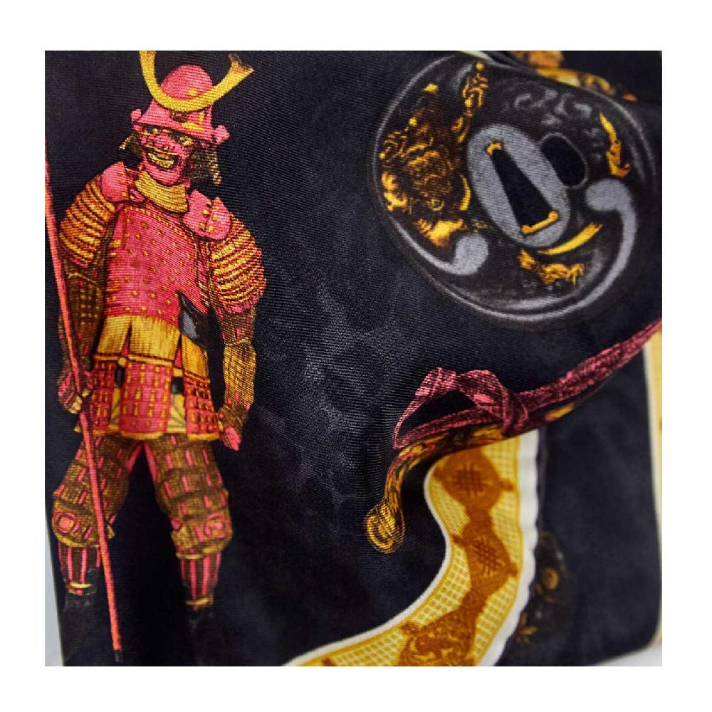Rubinacci Pochette samurai nero Italy