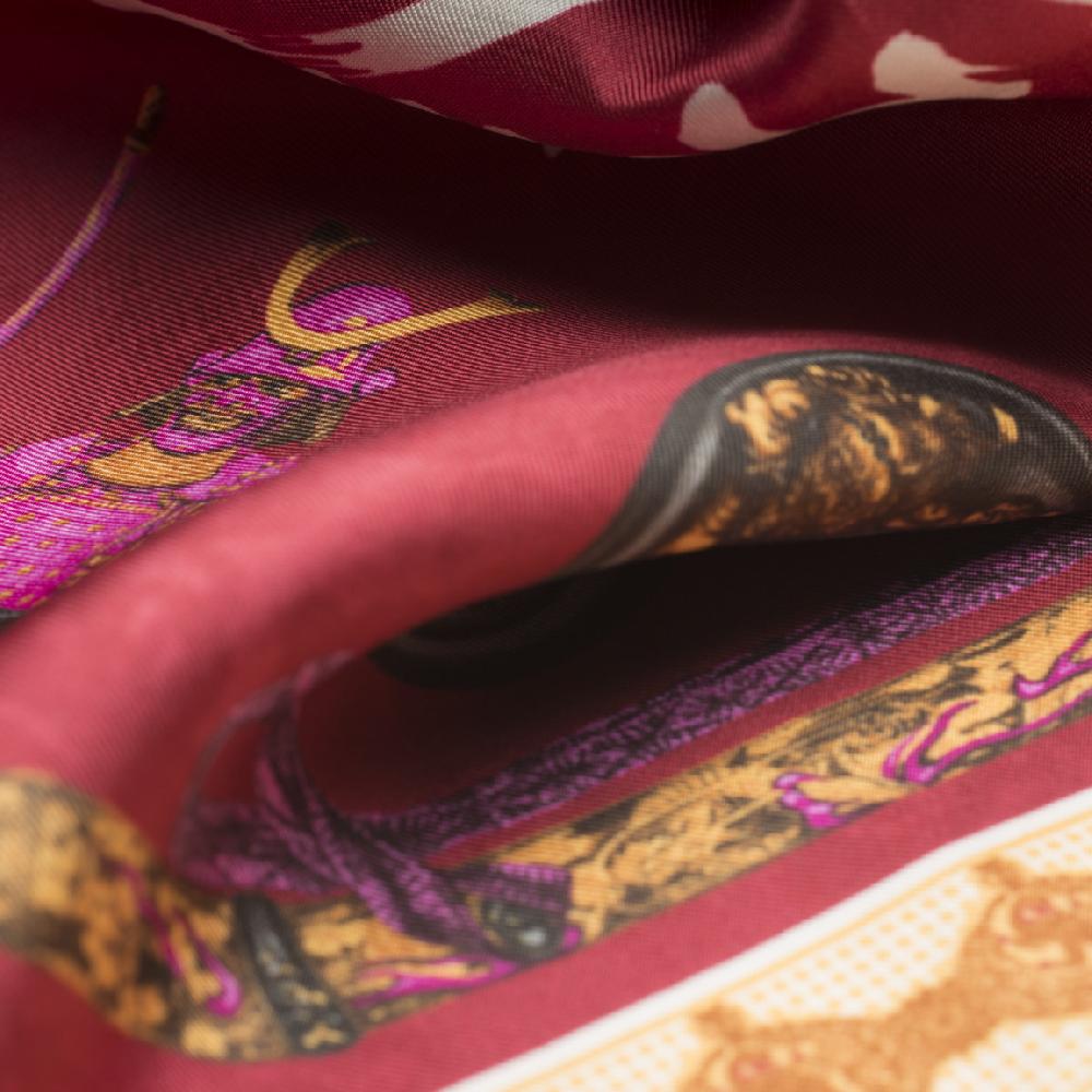 Rubinacci Pochette samurai bordeaux Vendita