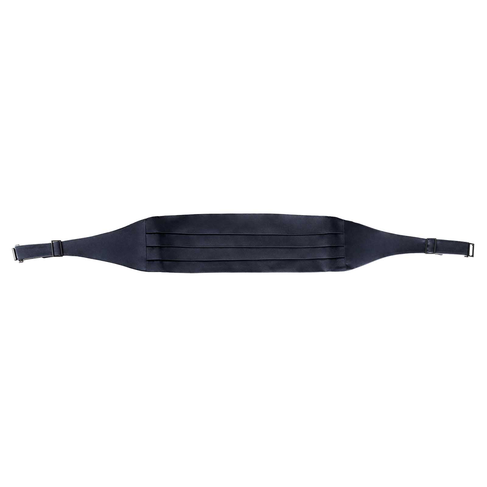Rubinacci Fascia smoking raso blu Sconto