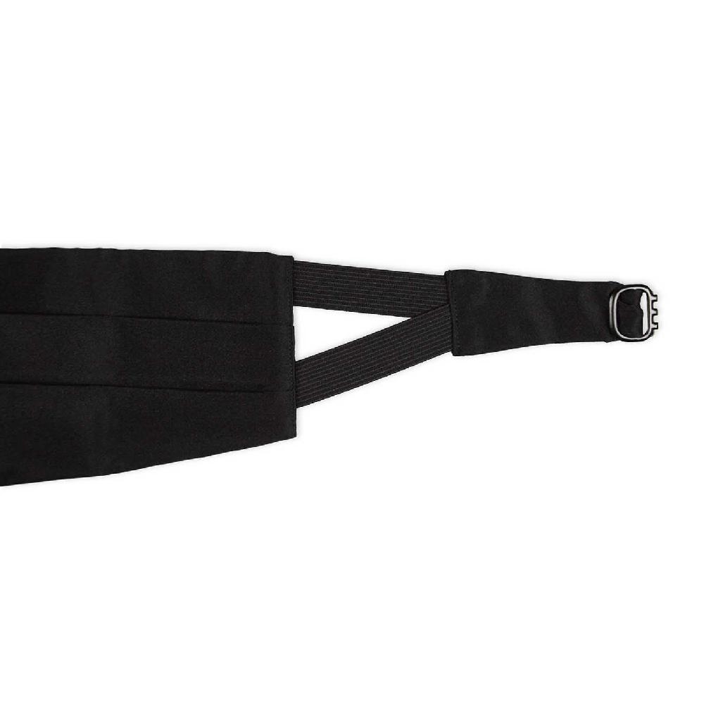Rubinacci Fascia smoking in raso di seta nero Offerta speciale