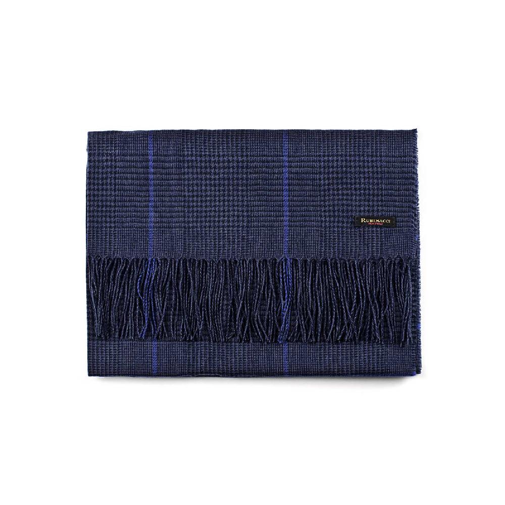 Rubinacci Sciarpa principedi galles blu Fornitura limitata