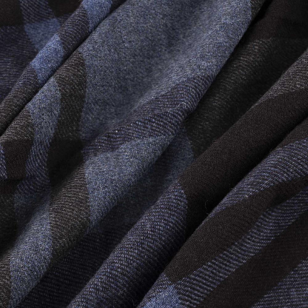Rubinacci Sciarpa tartan blu Vendite stagionali