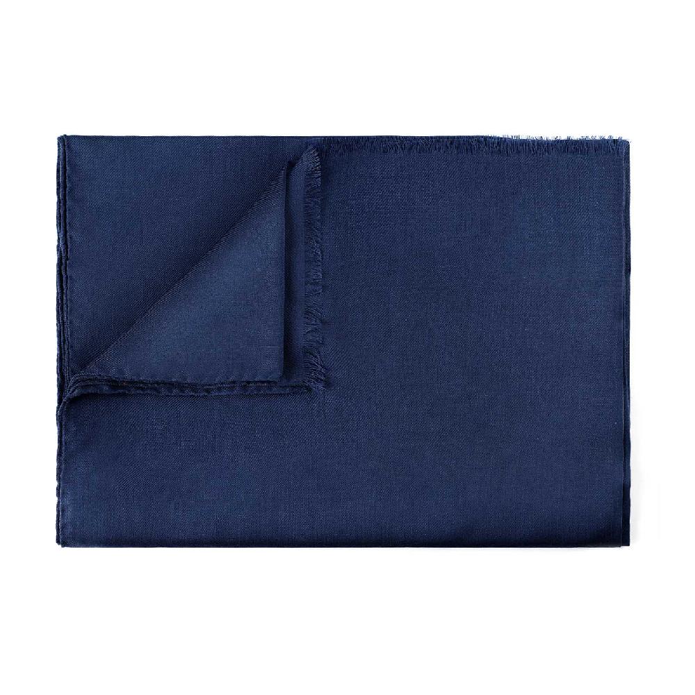 Rubinacci Sciarpa in cashmere blu indaco Vendita calda