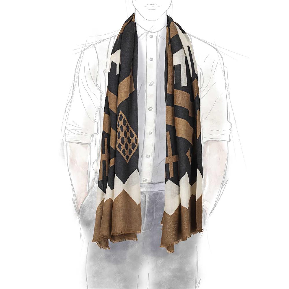 Rubinacci Sciarpa konia cammello Online Outlet