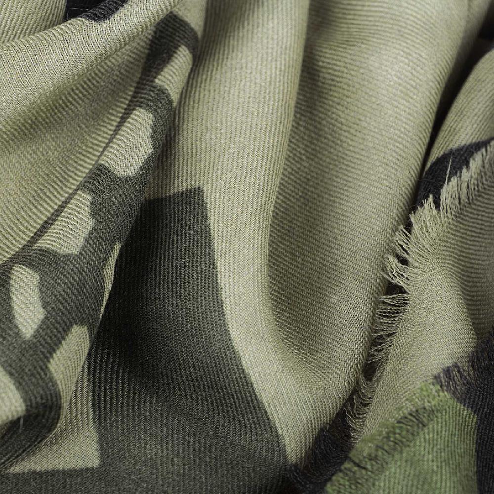 Rubinacci Sciarpa konia verde militare Offerta temporanea