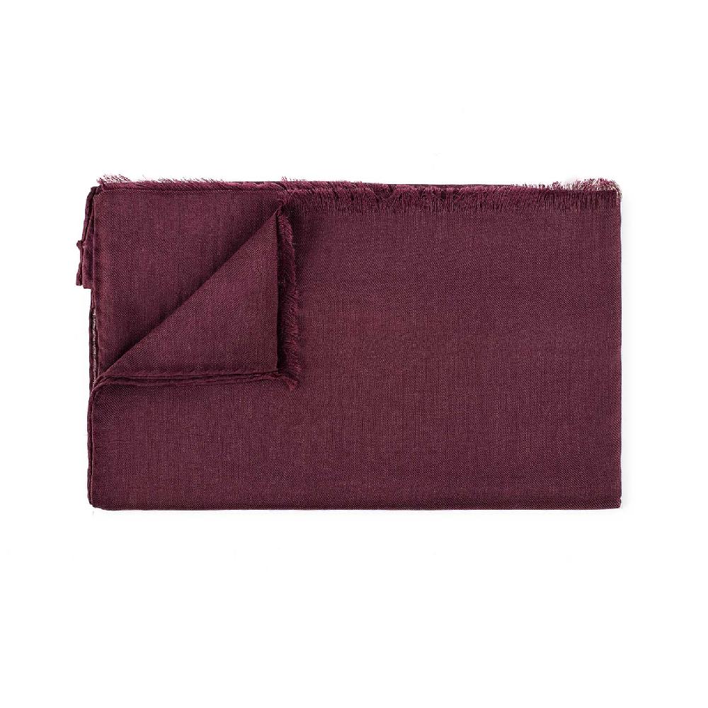 Rubinacci Sciarpa in cashmere vino Offerte stagionali