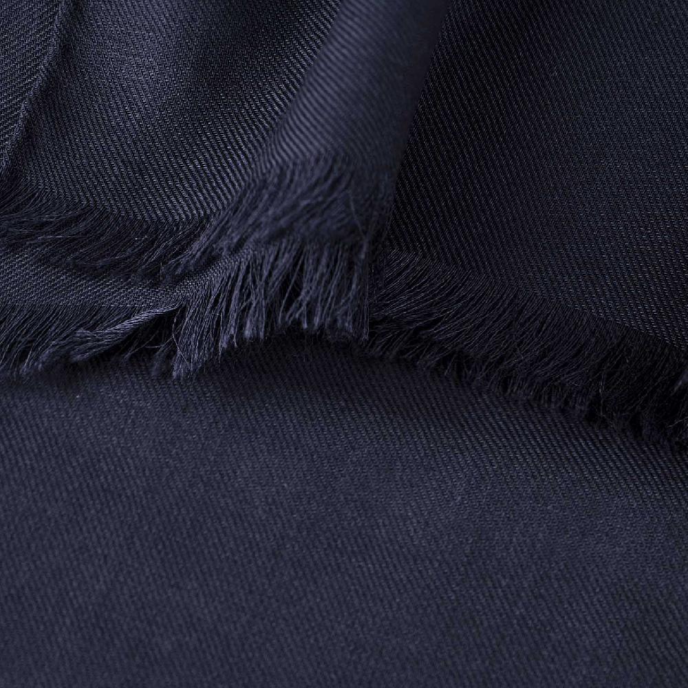 Rubinacci Sciarpa in cashmere blu navy Liquidazione