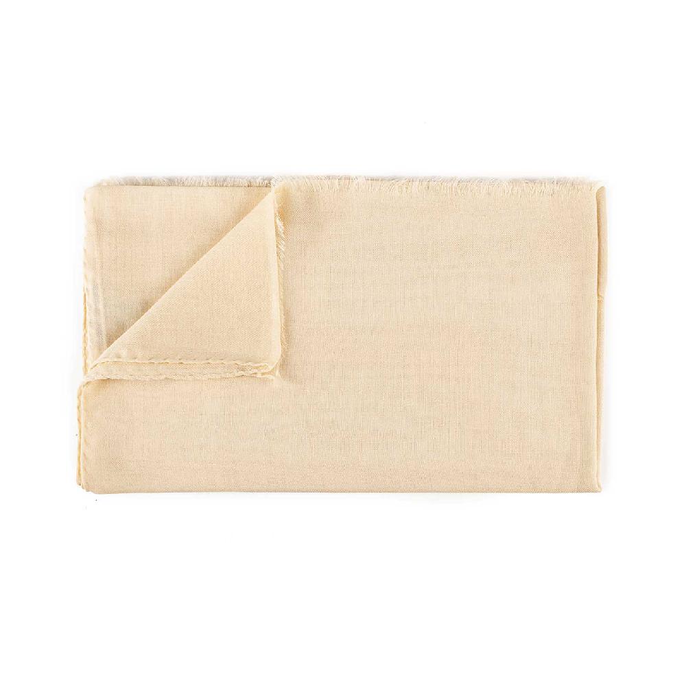 Rubinacci Sciarpa in cashmere crema Comprane uno, ottenene uno gratis