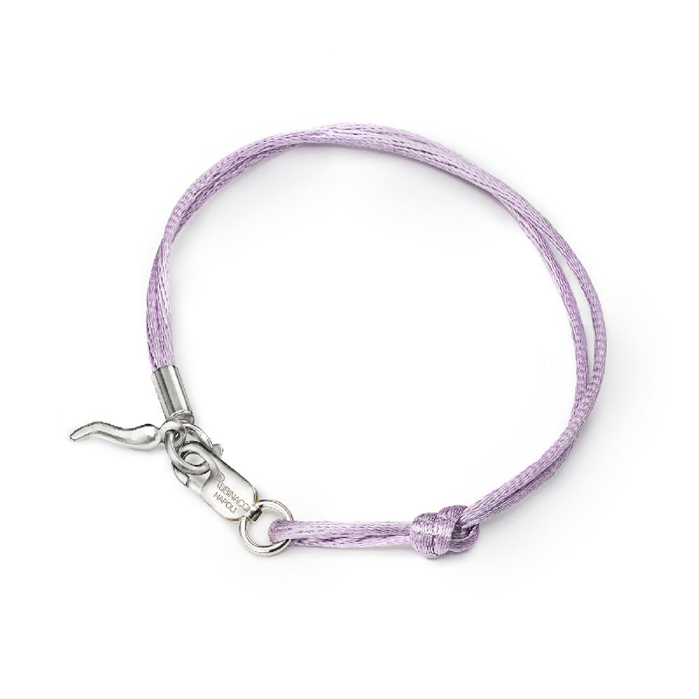 Rubinacci Braccialetto ruby in seta lilla Fino al 65% di sconto
