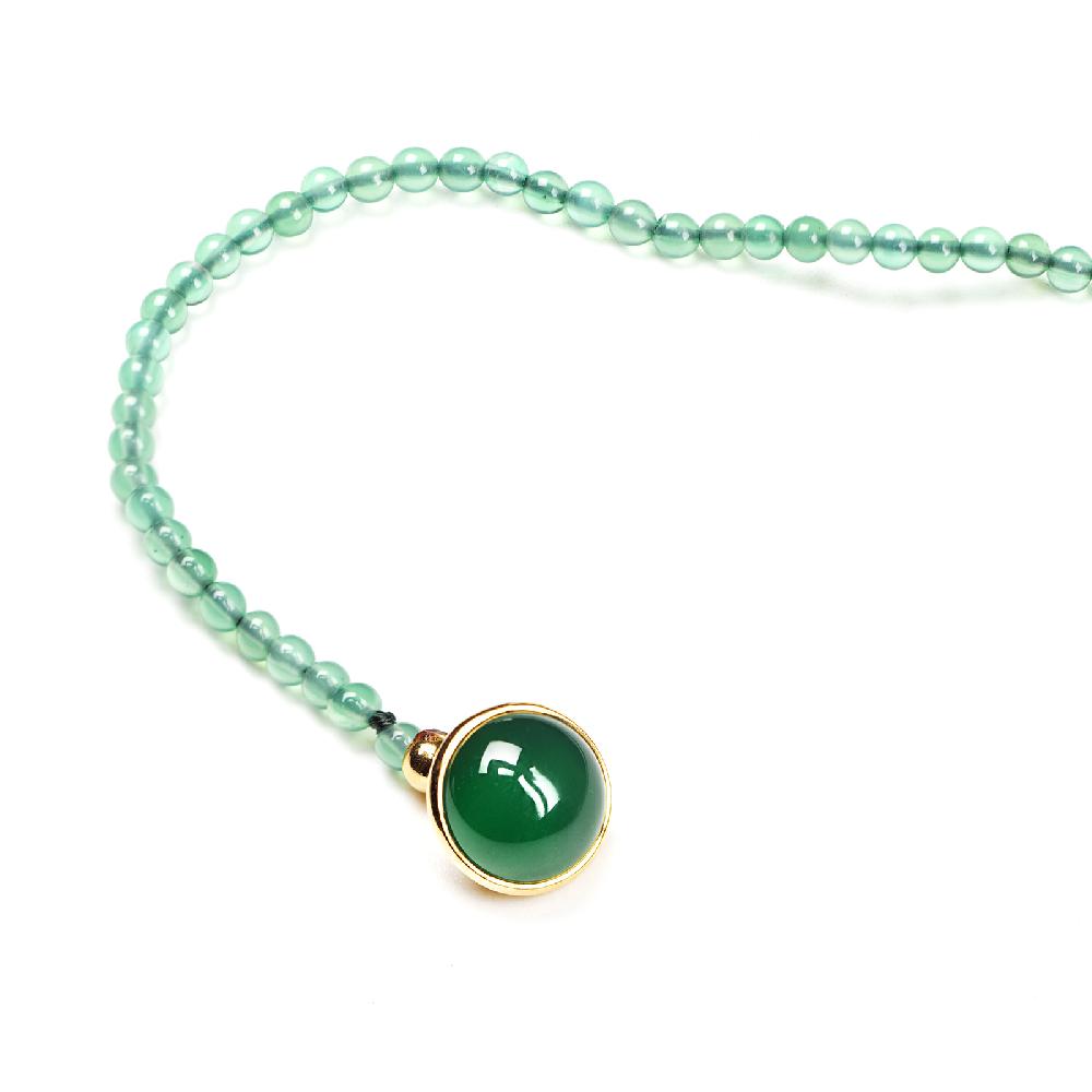 Rubinacci Bottone da bavero ruby in agata verde Fino al 55% di sconto