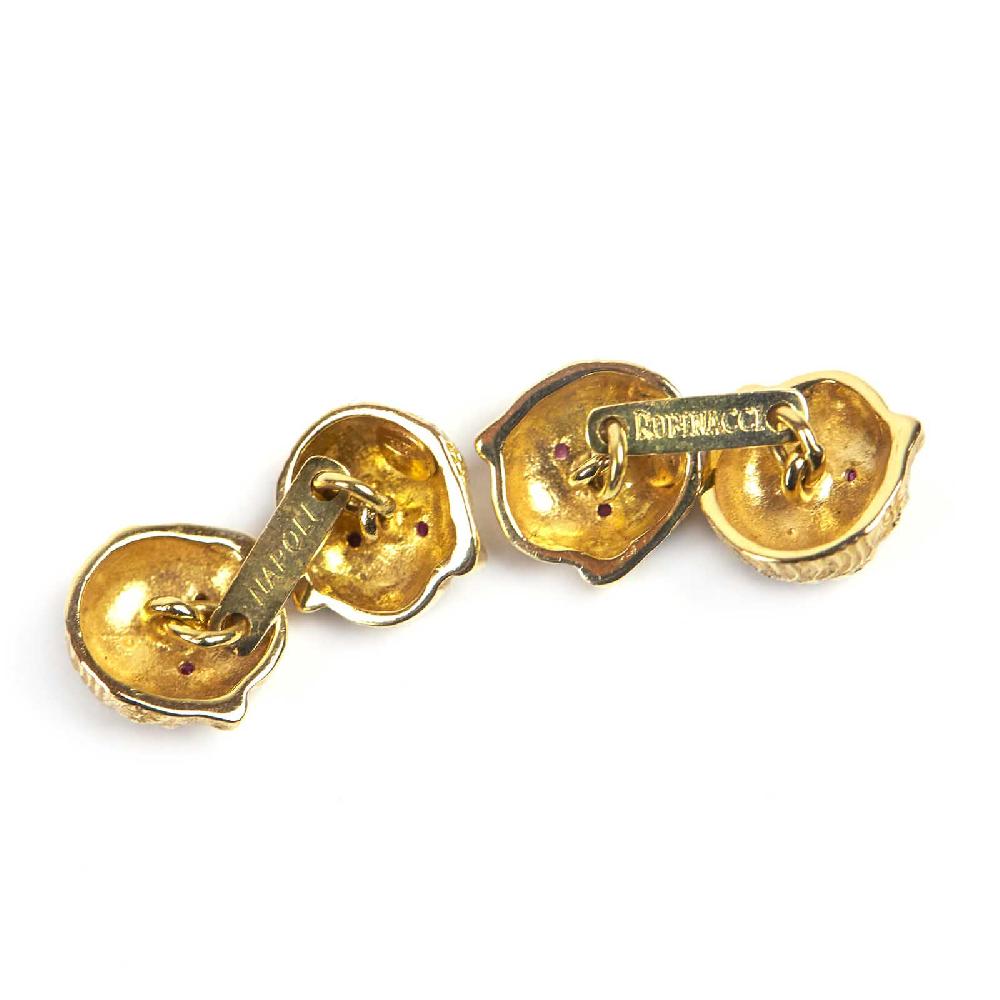 Rubinacci Gemelli con putti oro Limitato a 3 giorni