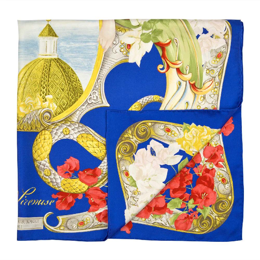Rubinacci Foulard sirenuse bluette Acquista Ora