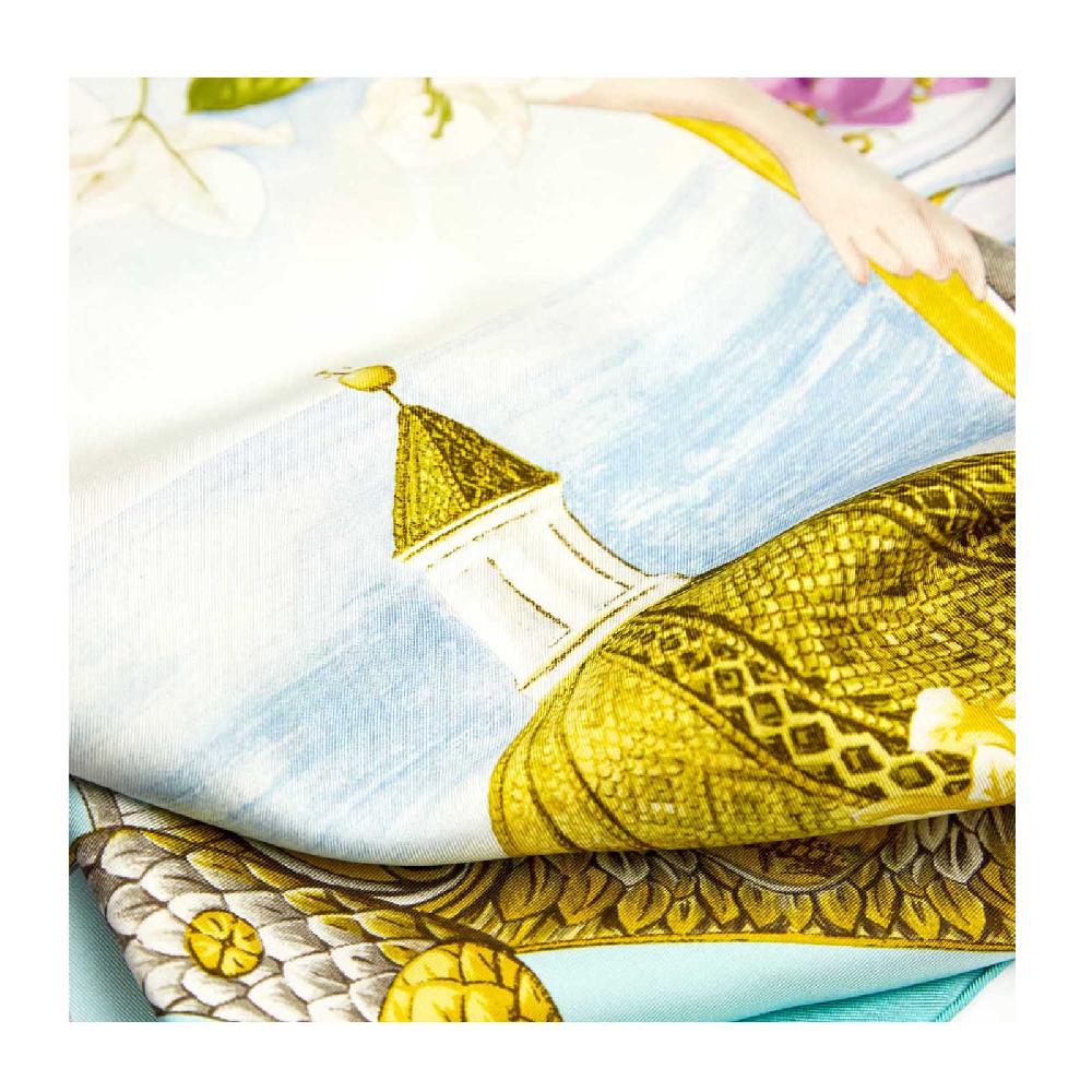 Rubinacci Foulard sirenuse verde acqua Consegna Veloce