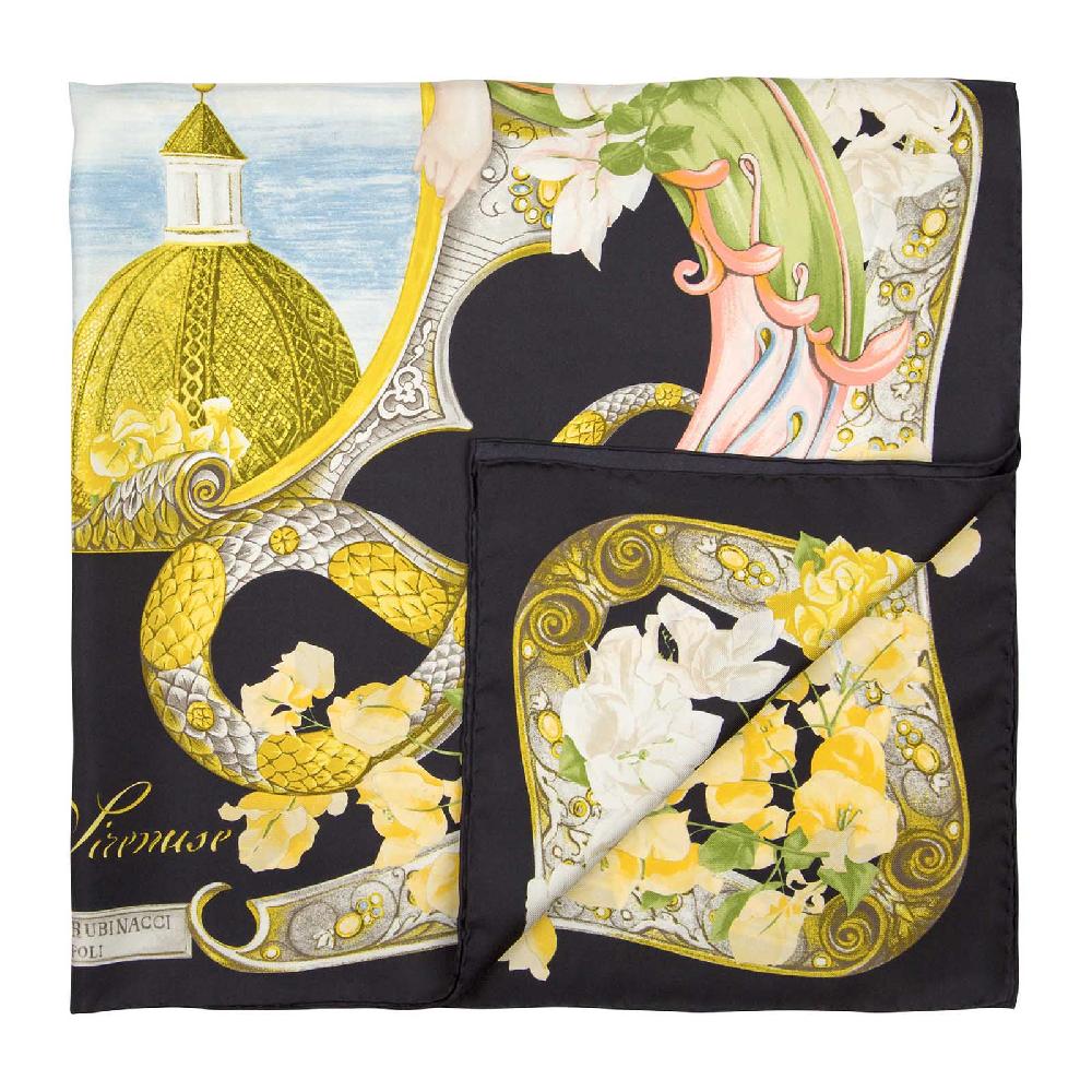 Rubinacci Foulard sirenuse nero Promozione Limitata