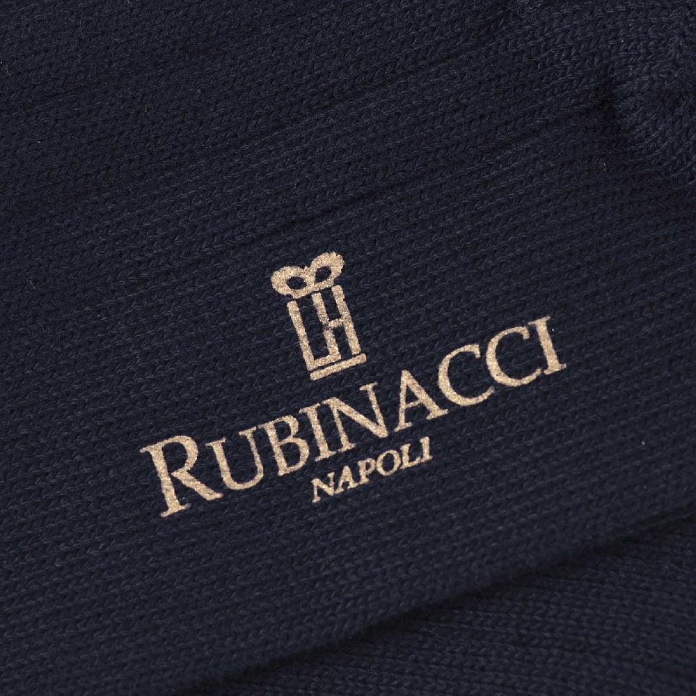 Rubinacci Calze in cotone a costa larga blu Shopping Online
