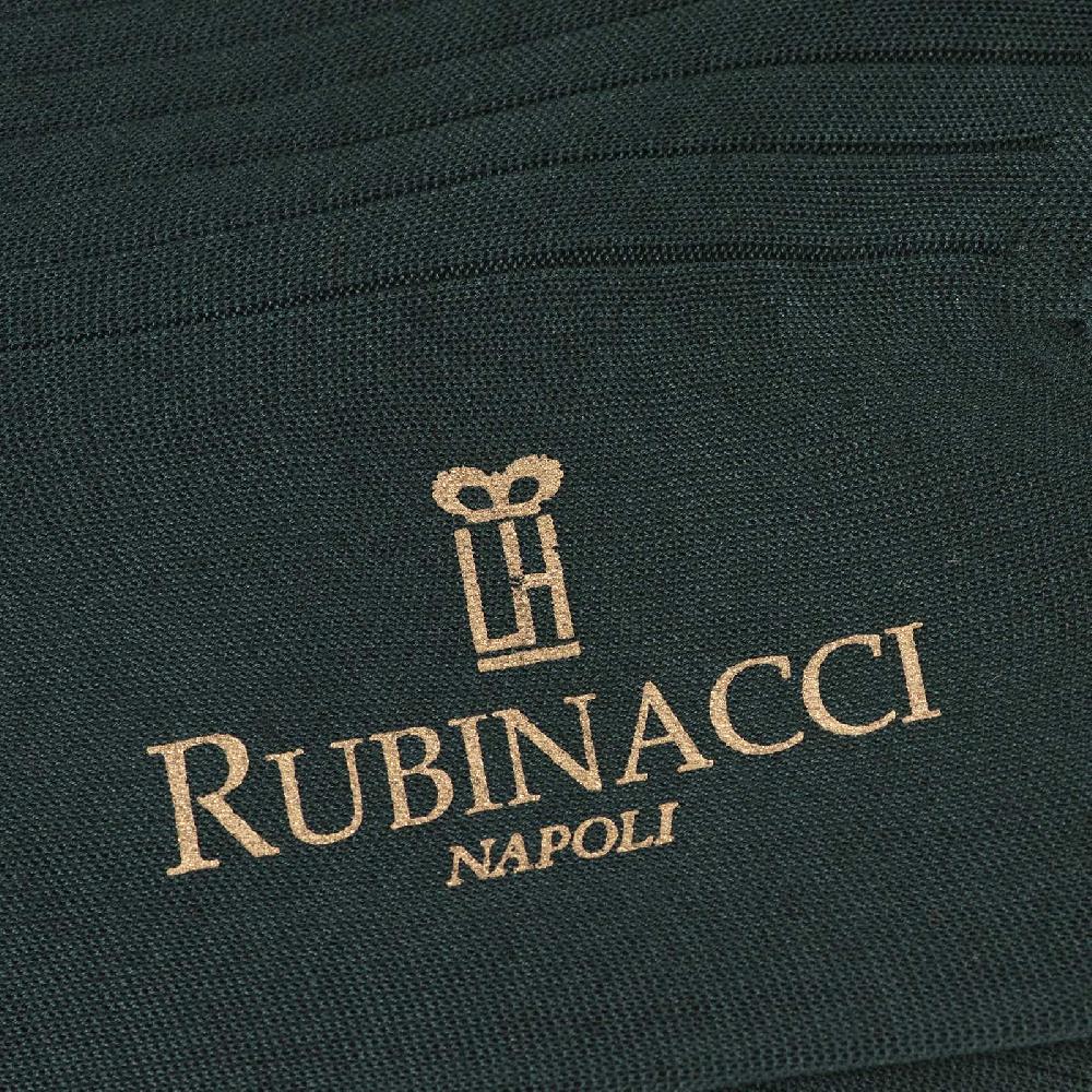 Rubinacci Calze in filo di Scozia a costina verde bosco Affare Del Giorno