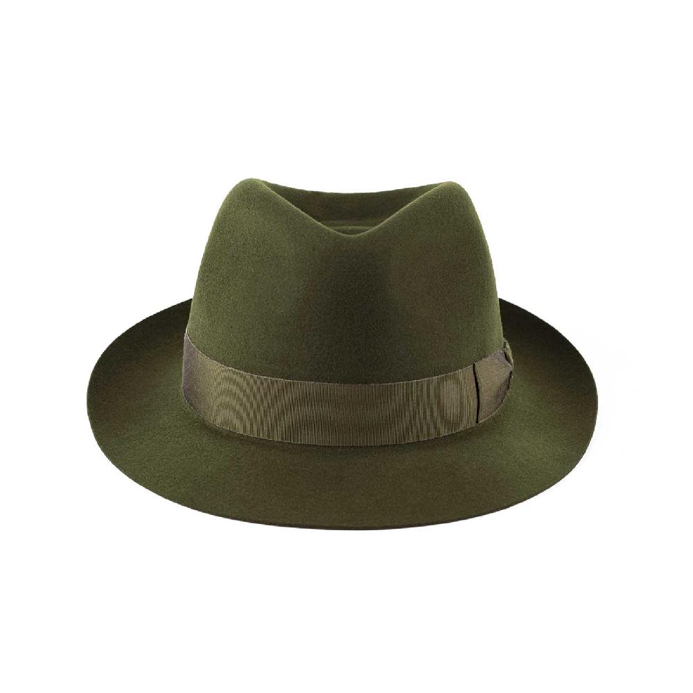 Rubinacci Fedora in lana verde Saldi Di Fabbrica