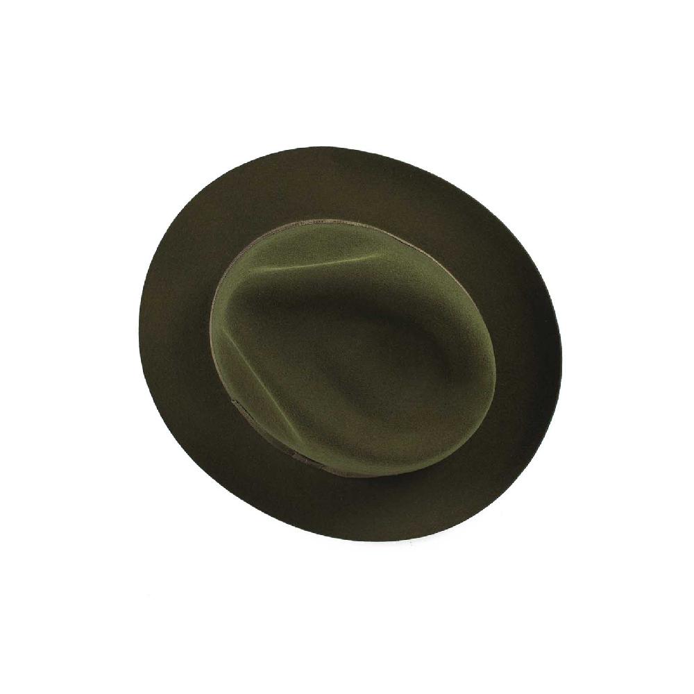 Rubinacci Fedora in lana verde Saldi Di Fabbrica