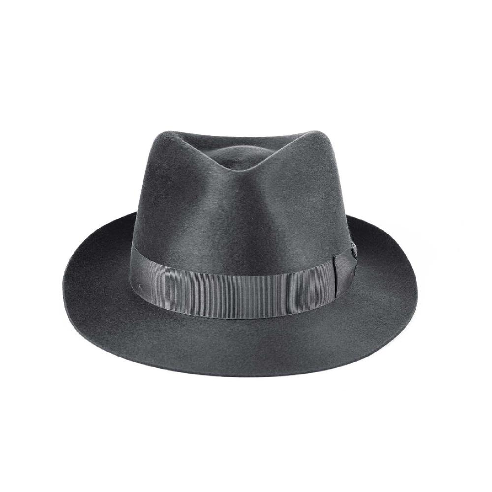 Rubinacci Fedora in cashmere fumo Moda