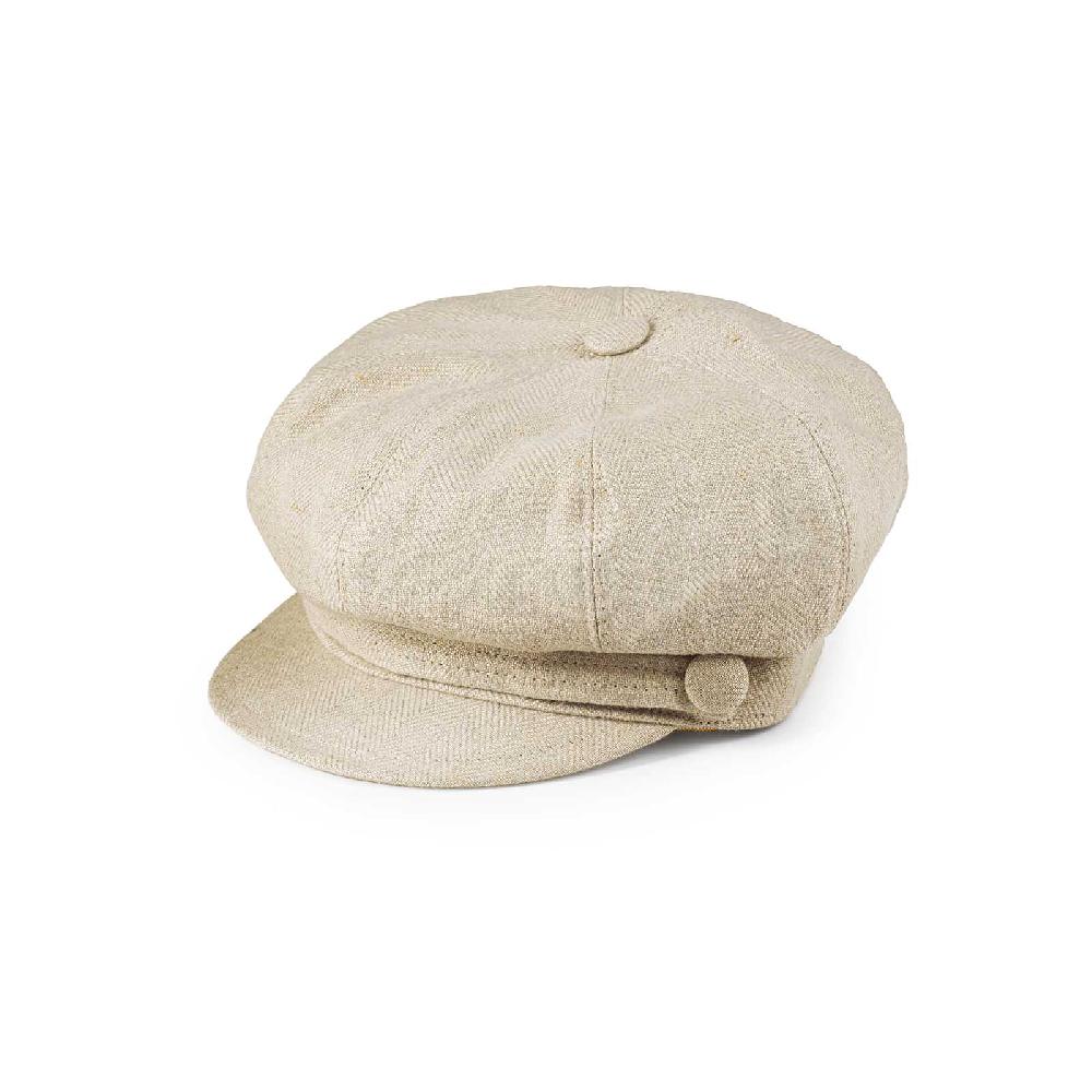 Rubinacci Coppola in lino beige Grande vendita