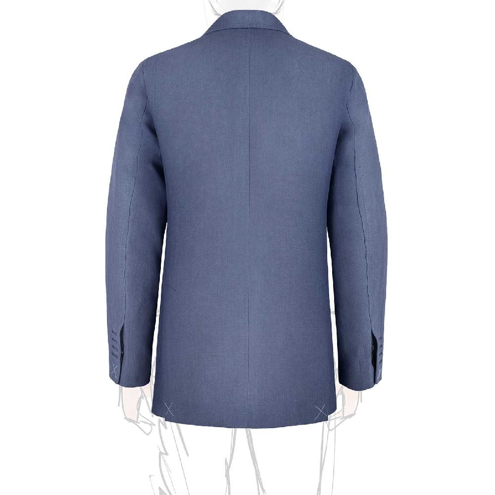 Rubinacci Giacca in lino denim ACQUISTA ORA