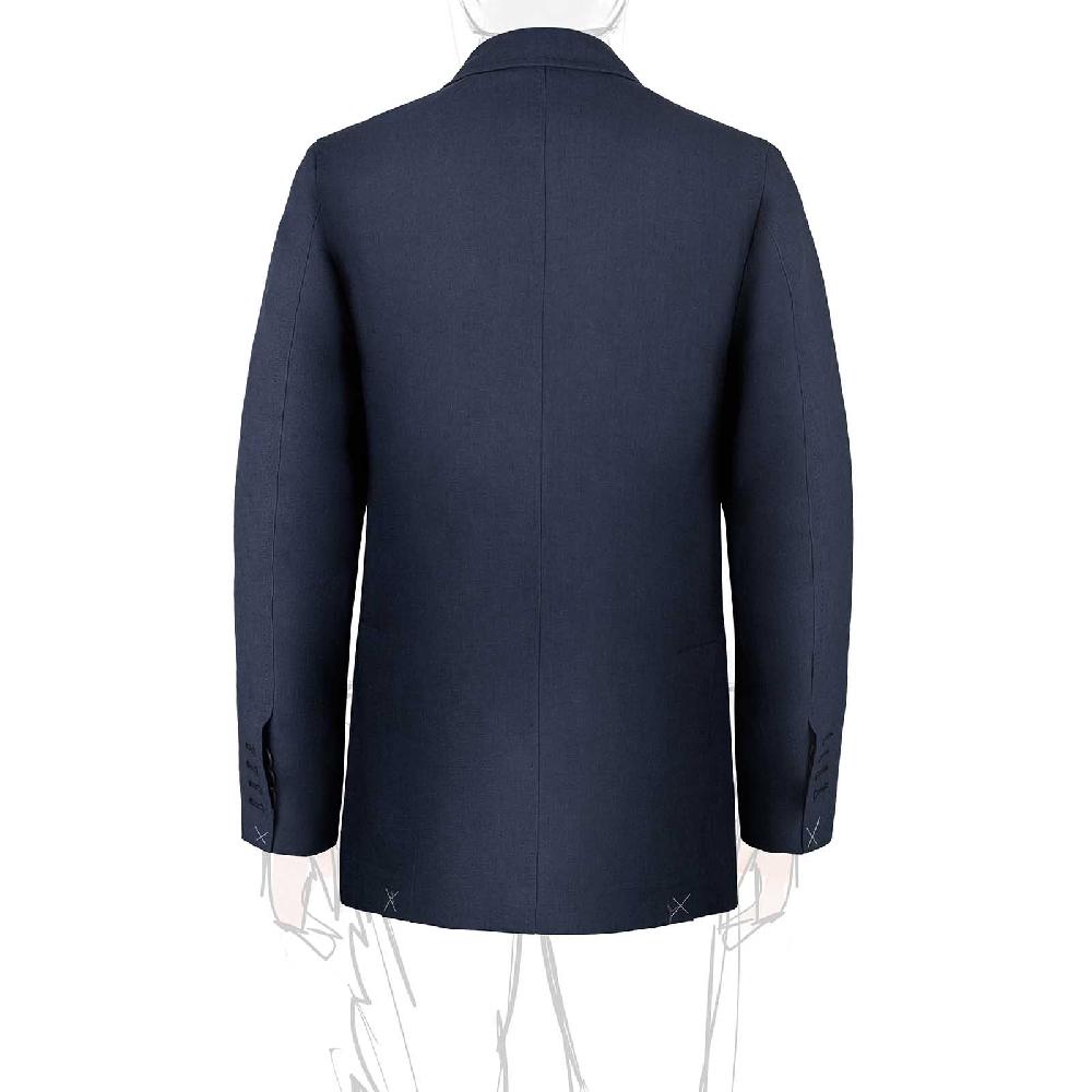 Rubinacci Giacca in lino blu Promozione temporanea