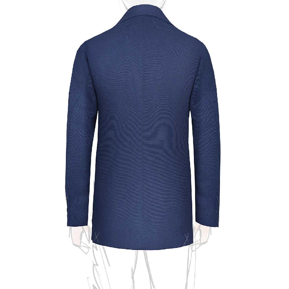 Rubinacci Giacca in lana blu super leggera Fino al 50% di sconto
