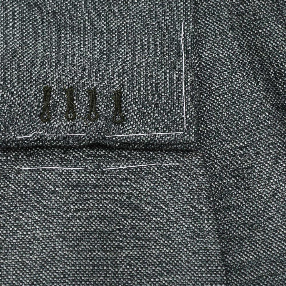 Rubinacci Giacca in lino e lana super leggera verde Fino al 60% di sconto