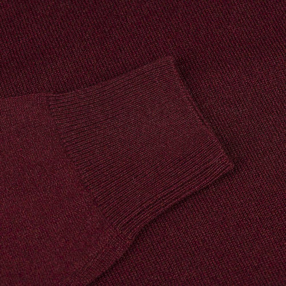 Rubinacci Girocollo in cashmere bordeaux Only for today