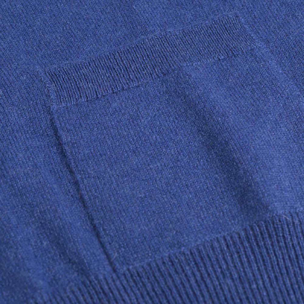 Rubinacci Gilet in cashmere ceruleo Offerta speciale della fabbrica