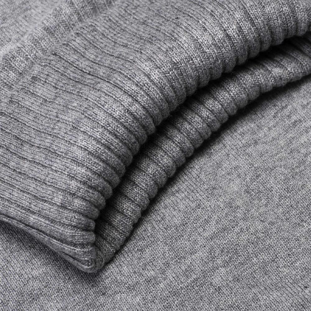 Rubinacci Collo alto in cashmere grigio Fino al 55% di sconto