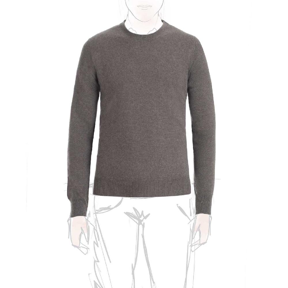 Rubinacci Girocollo in cashmere tortora Enormi sconti