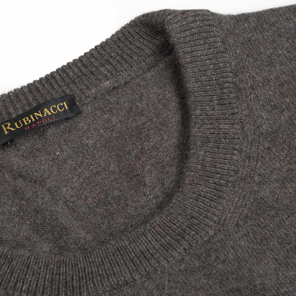 Rubinacci Girocollo in cashmere tortora Enormi sconti