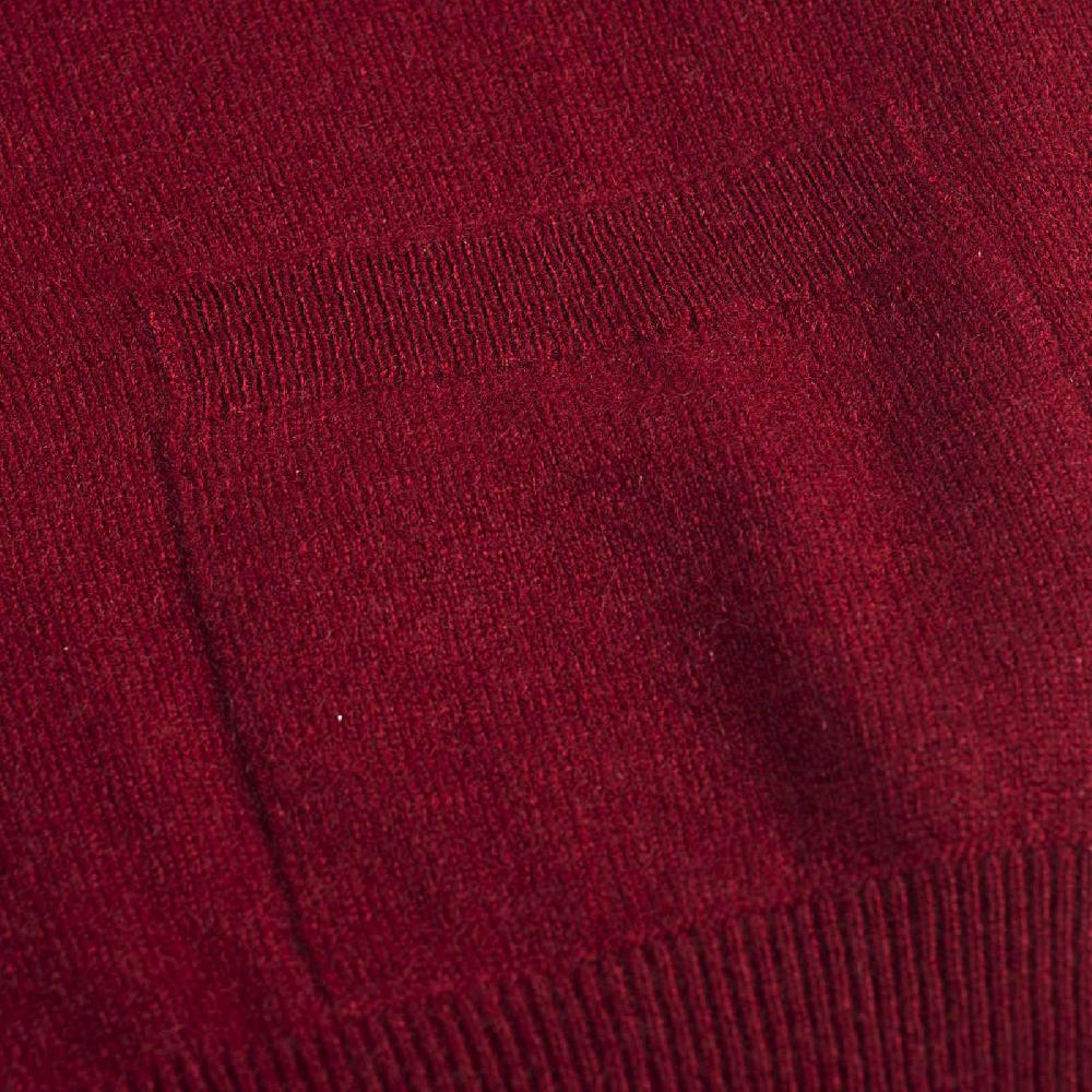 Rubinacci Gilet in cashmere bordeaux chiaro 50% di sconto con spedizione gratuita