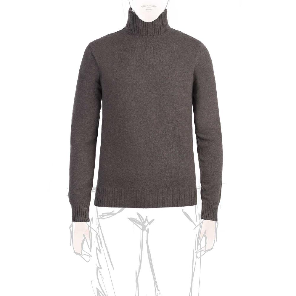 Rubinacci Collo alto cashmere tortora Black Friday Prezzi