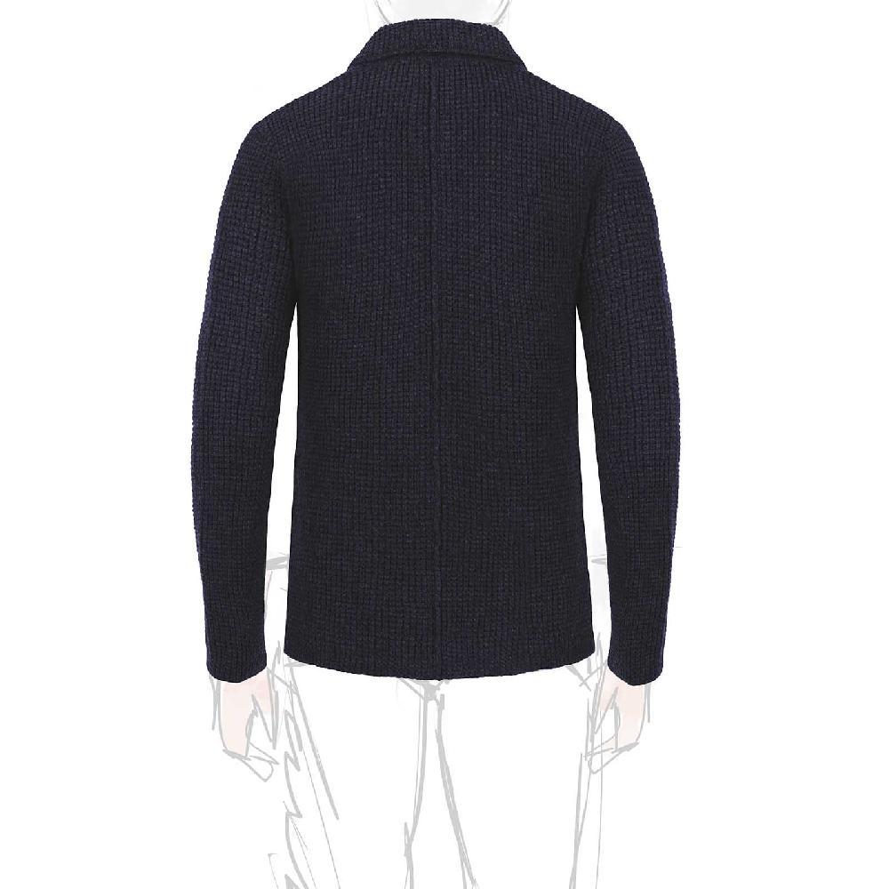 Rubinacci Cardigan cashmere blu Duty-free
