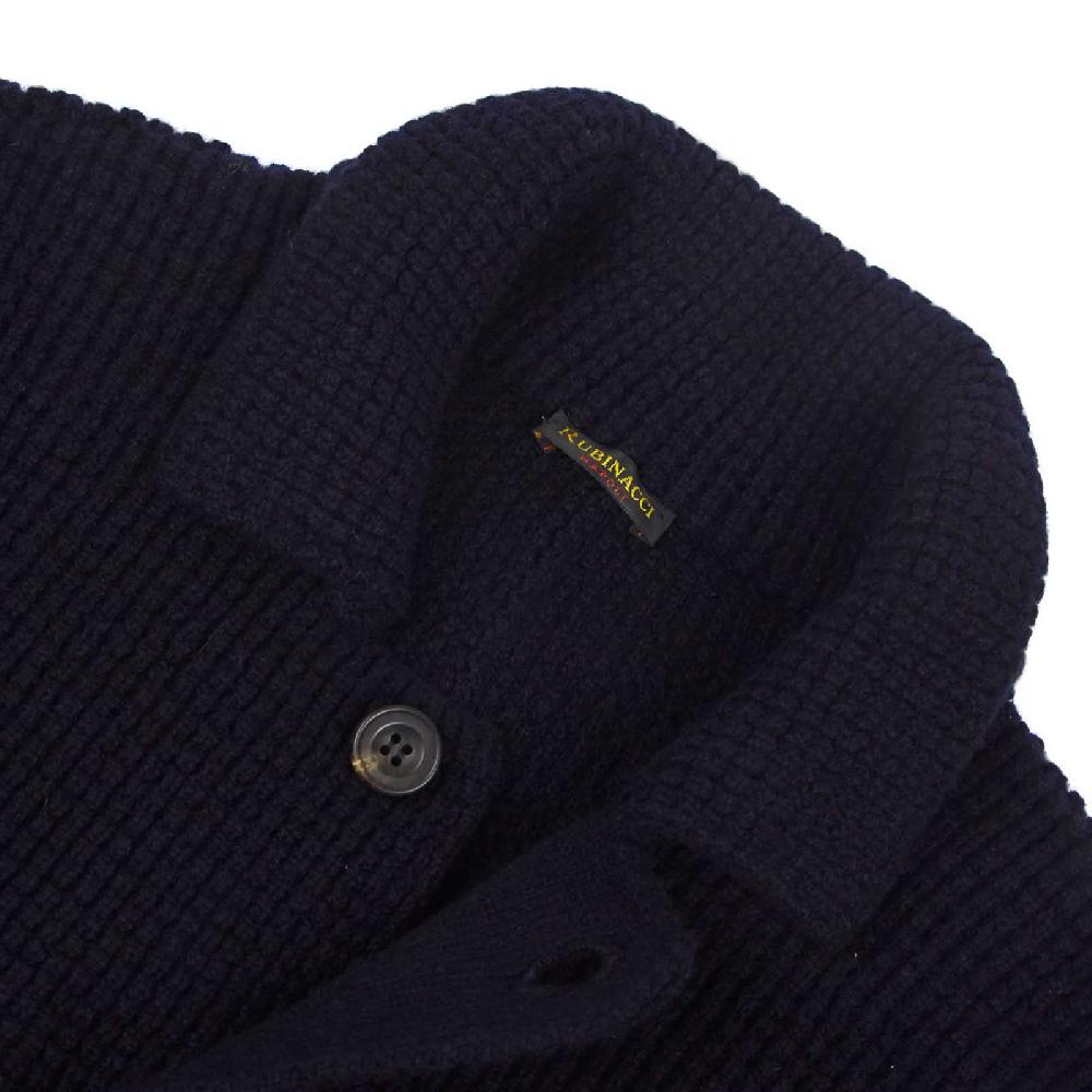 Rubinacci Cardigan cashmere blu Duty-free