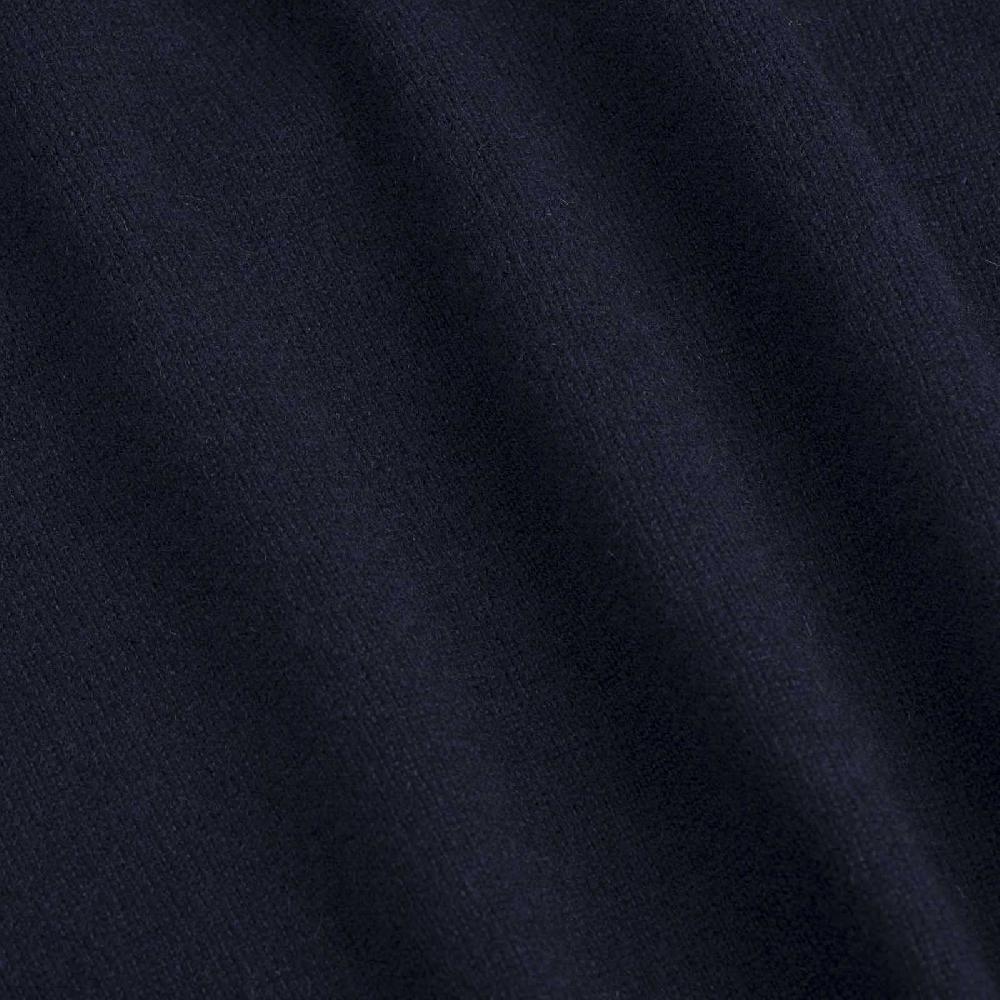 Rubinacci Polo in cashmere blu navy 50% di sconto per tempo limitato