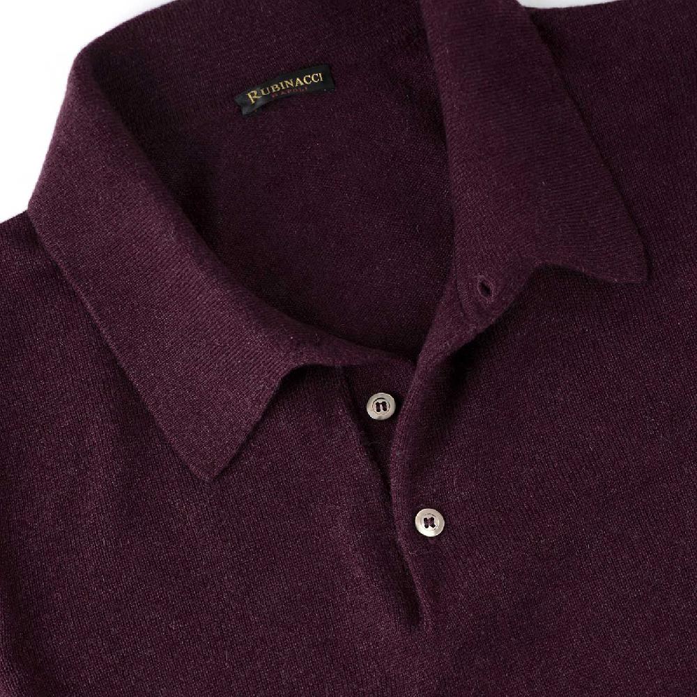 Rubinacci Polo in cashmere vino Sconti questo mese