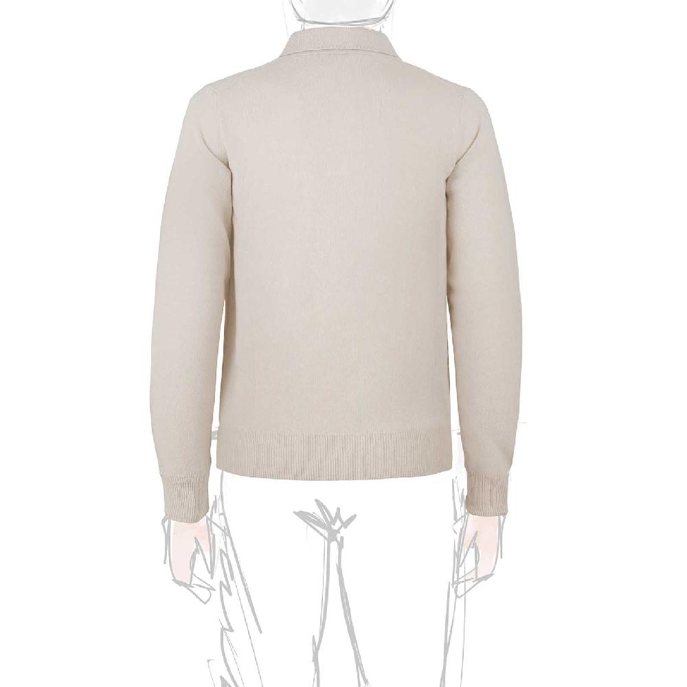 Rubinacci Polo in cashmere panna 2025